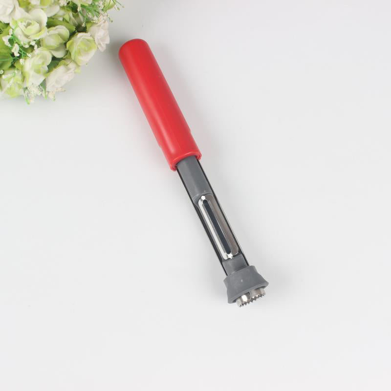 Outil de cuisine 2-en-1 en acier inoxydable avec poignée ergonomique
