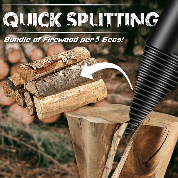 The professional solution for preparing firewood. This set of robust drill bits allows logs to be processed quickly.
