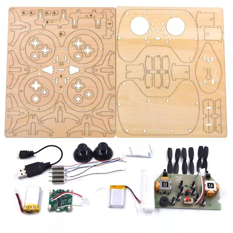 Kit de construction de drone en bois à monter soi-même pour enfants