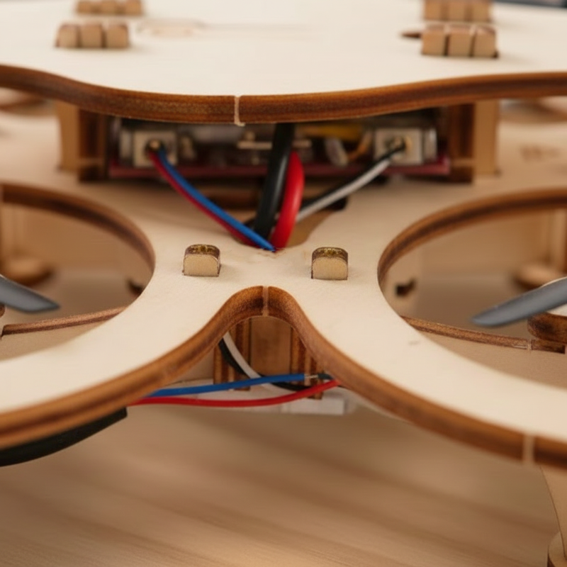 Kit de construction de drone en bois à monter soi-même pour enfants