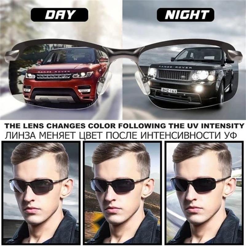 Lunettes de soleil photochromiques 2026 avec verres polarisés antireflet (50 % de réduction)