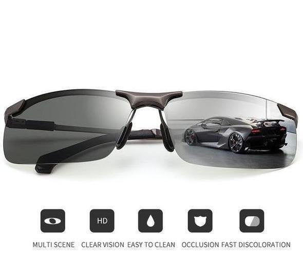 Lunettes de soleil photochromiques 2026 avec verres polarisés antireflet (50 % de réduction)