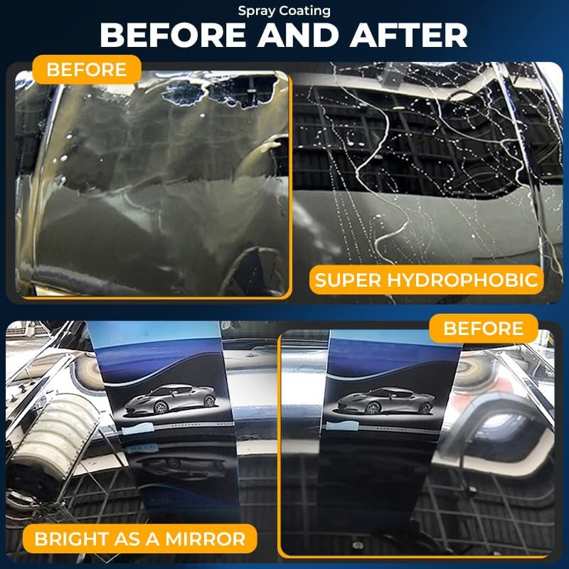 Nano-hydrophobic spray for car coating
