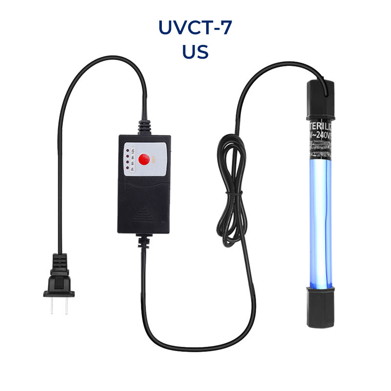 Lampe UV submersible stérilisante avec minuterie pour aquariums