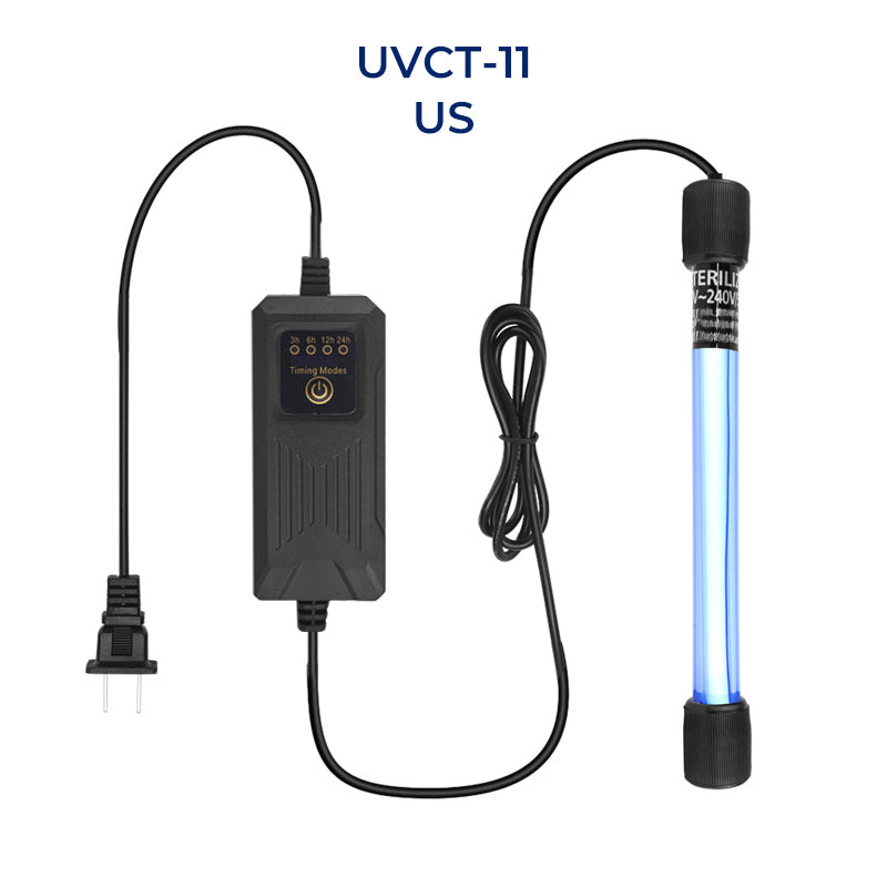 Lampe UV submersible stérilisante avec minuterie pour aquariums