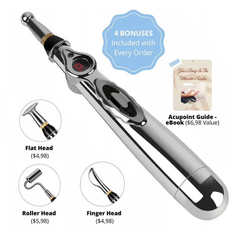 Stylo électronique rechargeable Meridian pour les douleurs musculaires