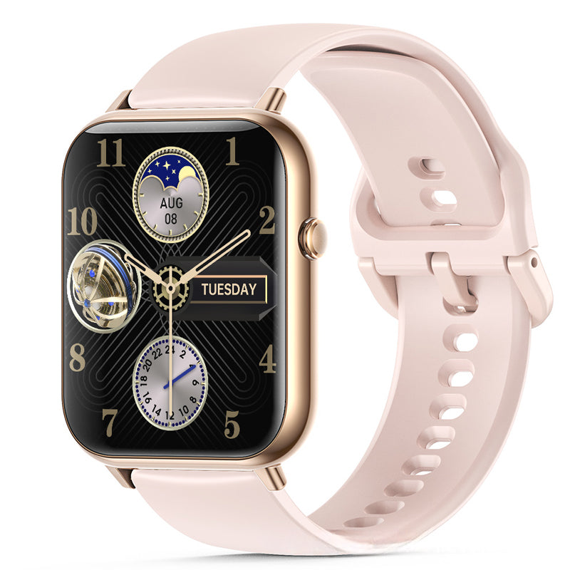 Montre connectée pour femmes et hommes, bracelet connecté avec fonction d'appel, montre de fitness avec suivi du sommeil/100 sports/podomètre étanche IP68