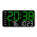 DE RDUCTION Horloge murale numérique LED décorative multifonctionnelle, l'horloge numérique sans limites pour la maison norvégienne moderne.