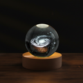 Engraved crystal night light