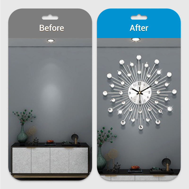 Creative wall clock for living room decoration