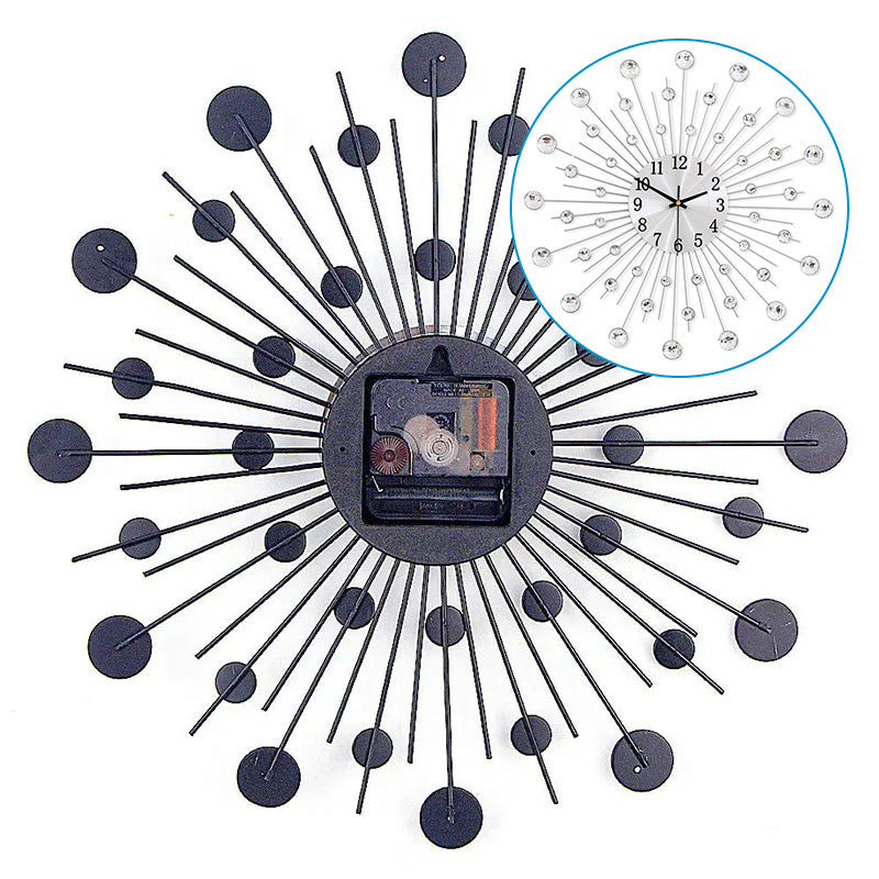 Creative wall clock for living room decoration