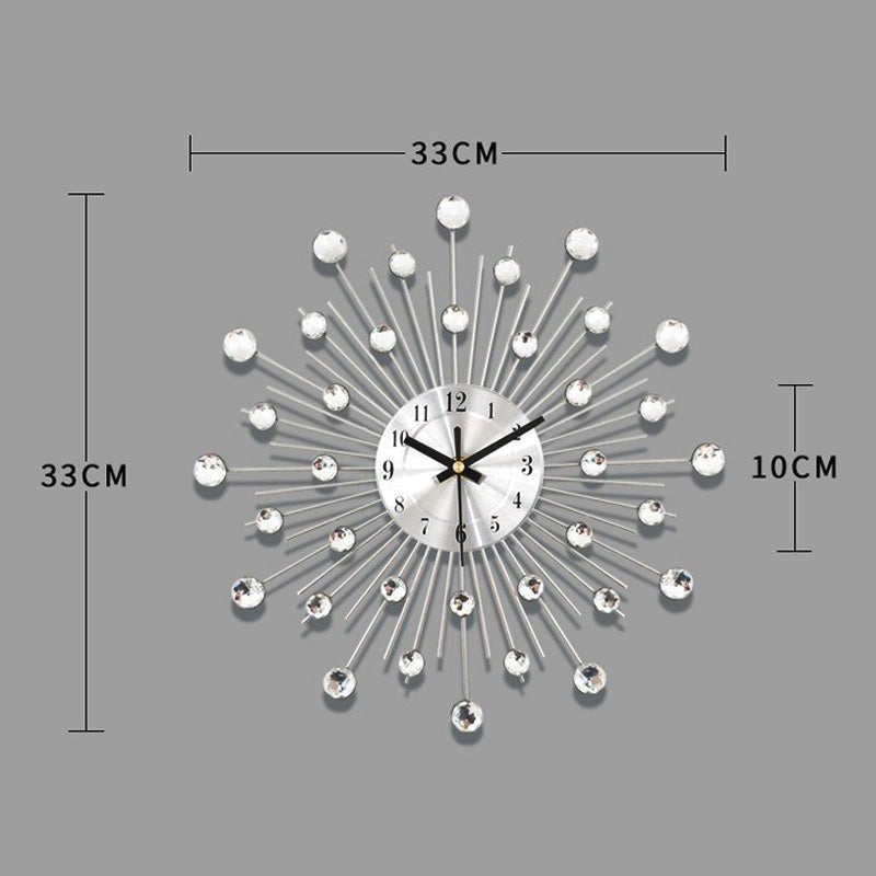Creative wall clock for living room decoration
