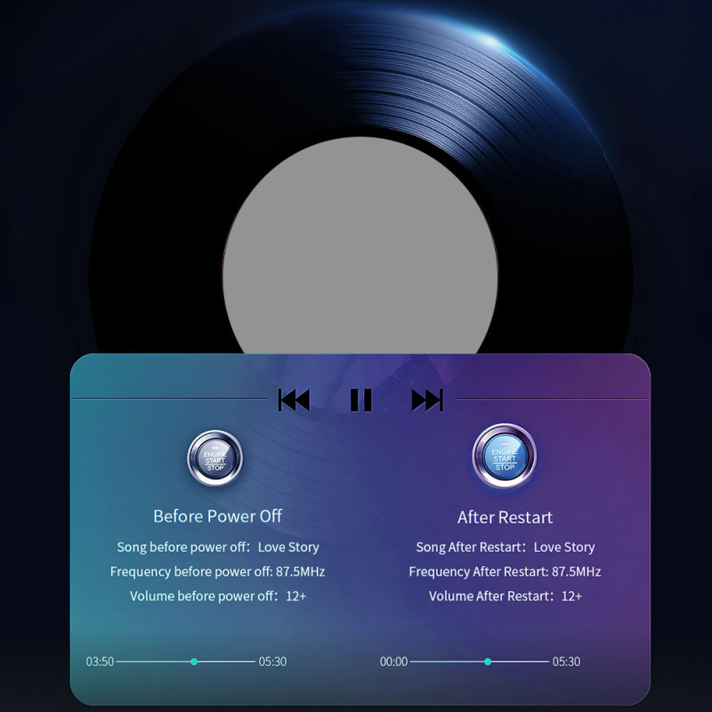 DE RÉDUCTION émetteur FM Bluetooth universel double port Musique sans fil, mains libres et double chargeur USB