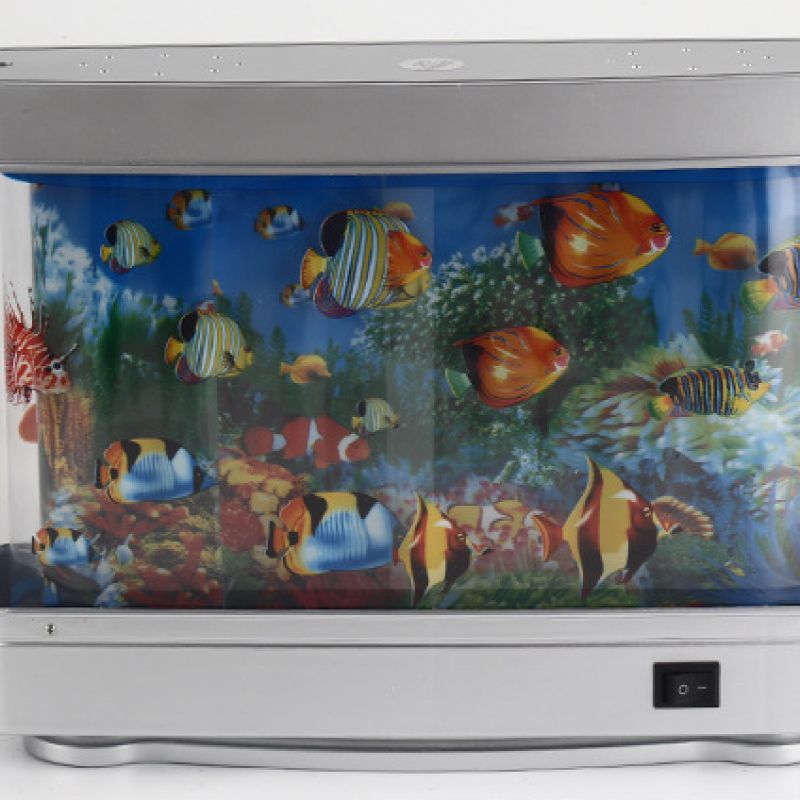Idée cadeau - Lampe décorative aquarium poissons tropicaux