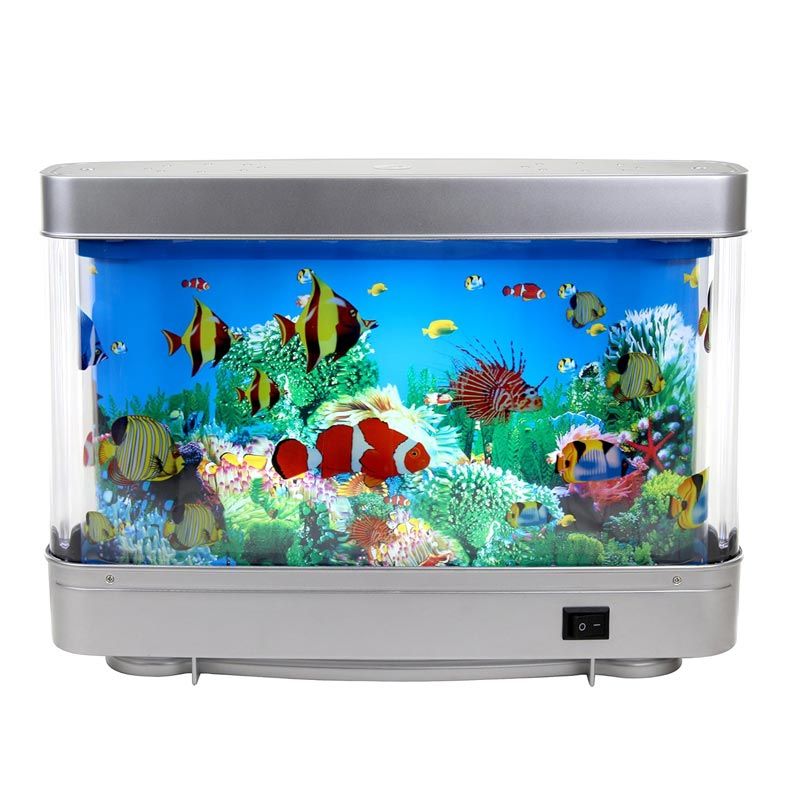 Idée cadeau - Lampe décorative aquarium poissons tropicaux