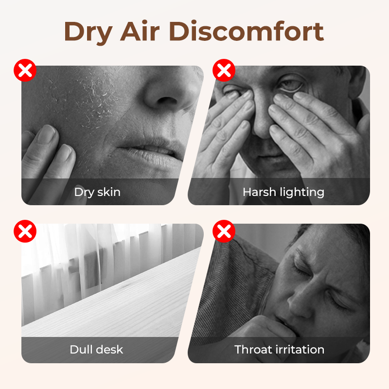 Personalize Your Mist & Mood Flower Humidifier with Dual Mist Mode & 7-Color Night Light