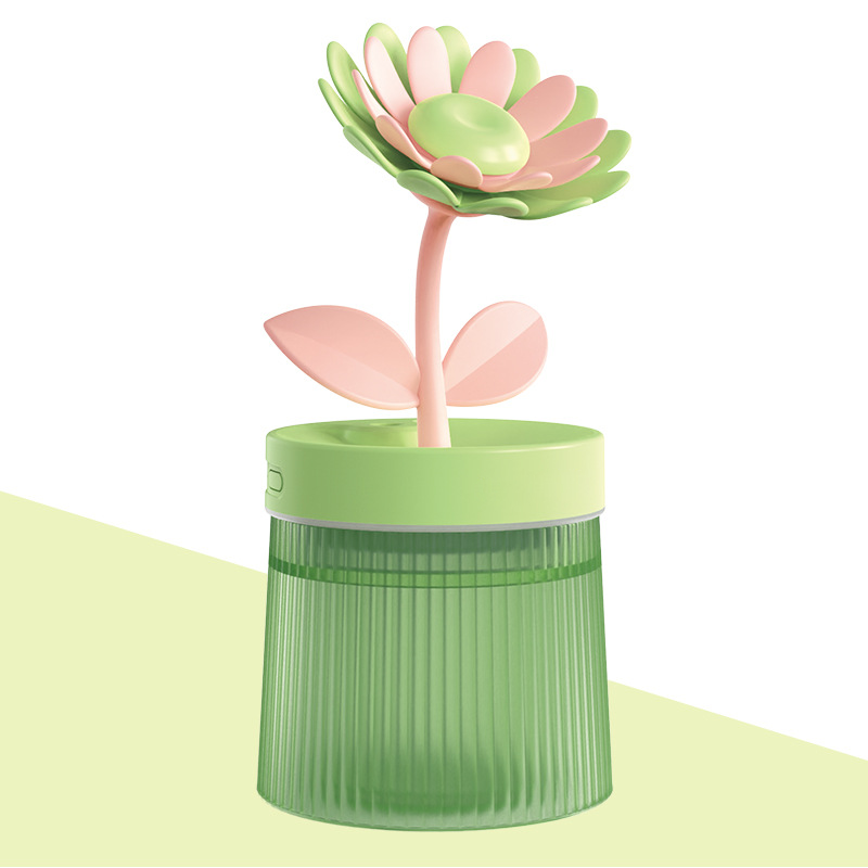 Personalize Your Mist & Mood Flower Humidifier with Dual Mist Mode & 7-Color Night Light