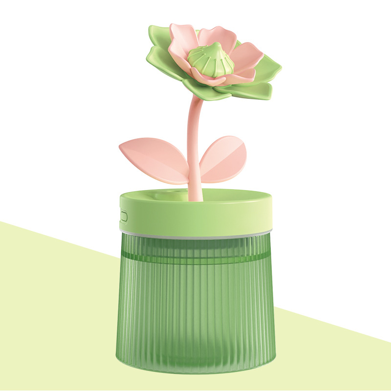 Personalize Your Mist & Mood Flower Humidifier with Dual Mist Mode & 7-Color Night Light