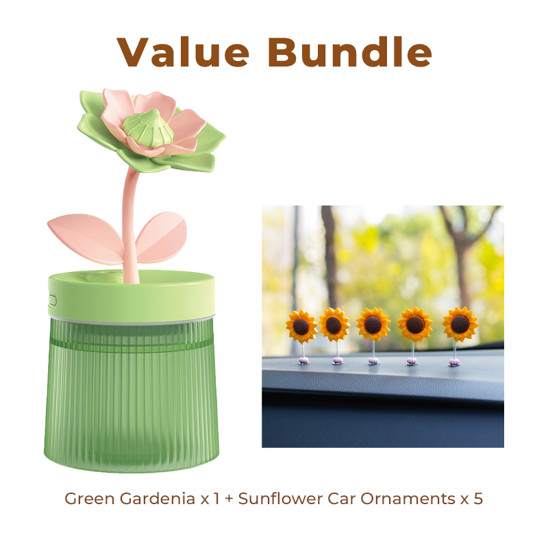 Personalize Your Mist & Mood Flower Humidifier with Dual Mist Mode & 7-Color Night Light