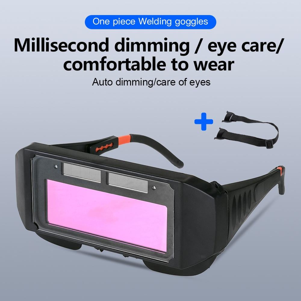LIMITE 50% DE RÉDUCTION Lunettes de soudage à obscurcissement automatique solaire, anti-UV/IR, monture ajustable