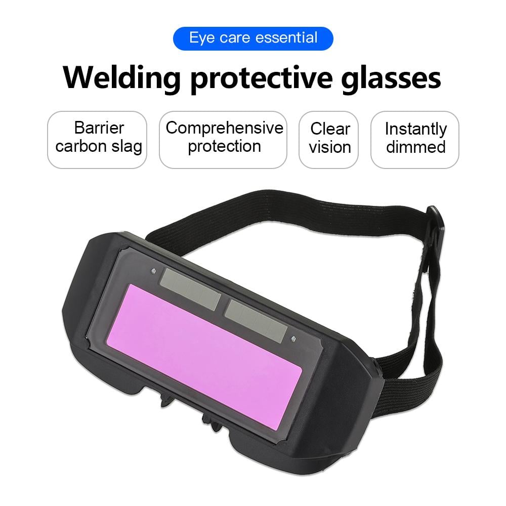 LIMITE 50% DE RÉDUCTION Lunettes de soudage à obscurcissement automatique solaire, anti-UV/IR, monture ajustable