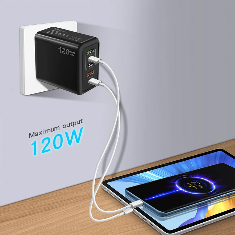 Chargeur rapide 120 W à 5 ports