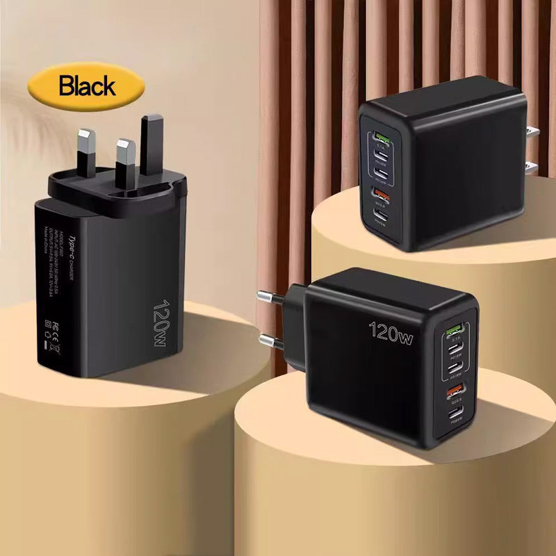 Chargeur rapide 120 W à 5 ports