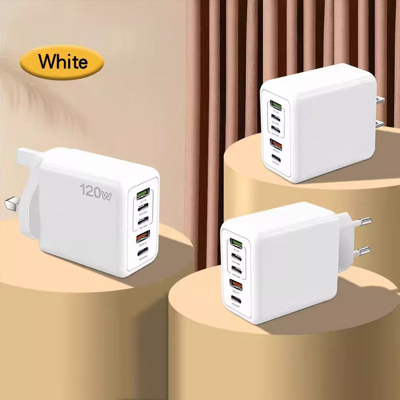 Chargeur rapide 120 W à 5 ports