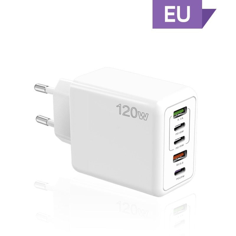 Chargeur rapide 120 W à 5 ports