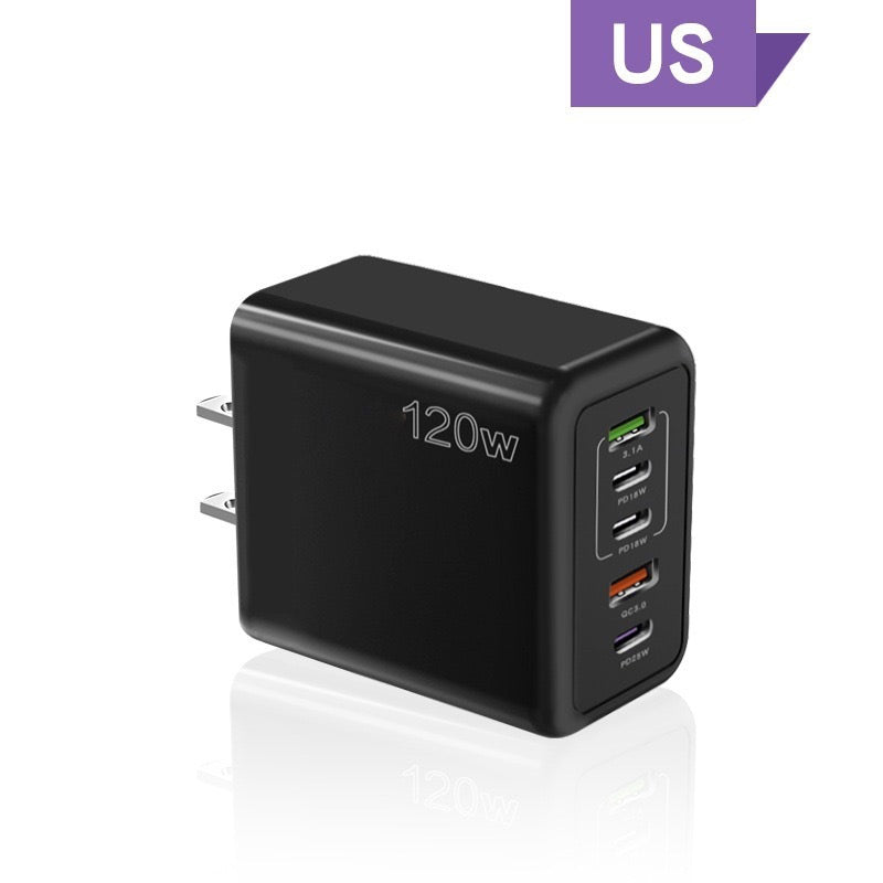 Chargeur rapide 120 W à 5 ports
