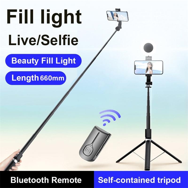 Nouvelle perche à selfie Bluetooth 6 en 1