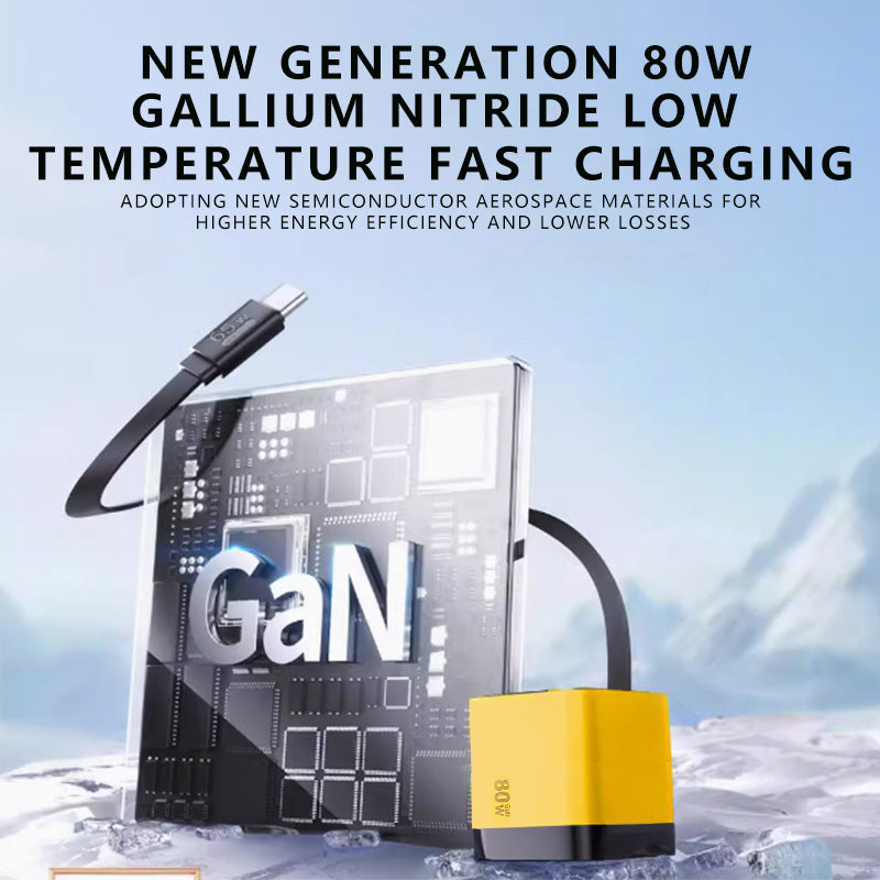 Offre spéciale 2026 Chargeur 65 W avec câble USB-C rétractable