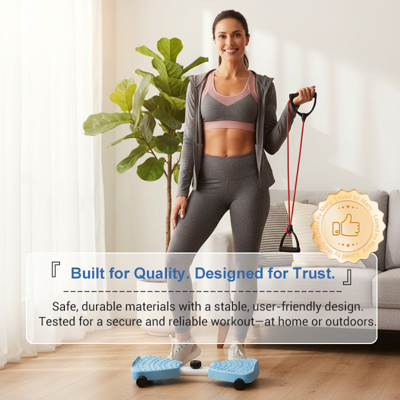 STEPPER de cardio compact avec torsion du bassin, entraînement complet du corps à domicile, jusqu'à 120 kg