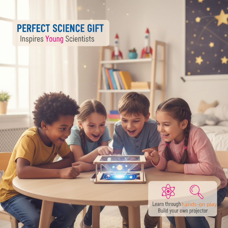 Kit de projecteur holographique 3D à monter soi-même pour enfants