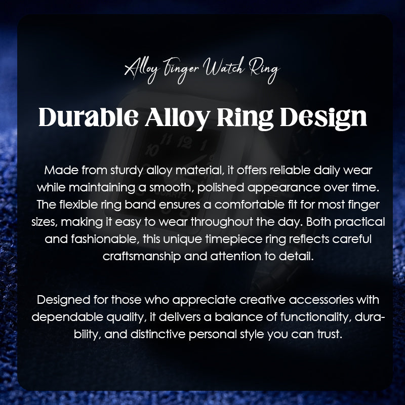 Bague-montre en alliage
