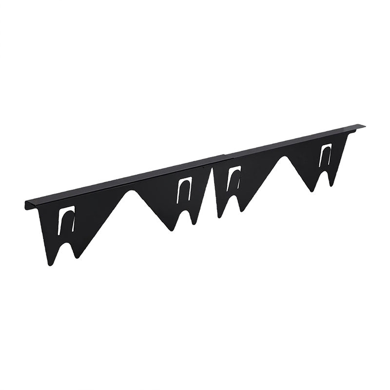 Adjustable stainless steel protection for the gap between the stove edge and the countertop