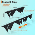 Adjustable stainless steel protection for the gap between the stove edge and the countertop