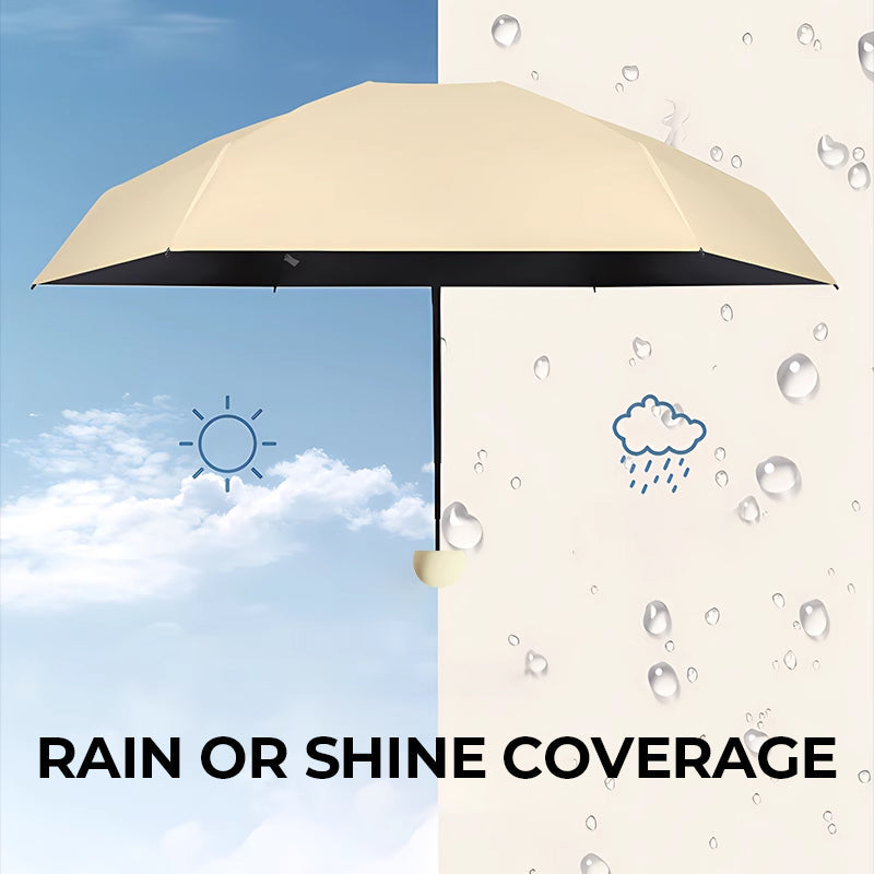 RÉDUCTION OFFRE À DURÉE LIMITÉE Parapluie pliable type capsule Léger, compact et prêt à tout