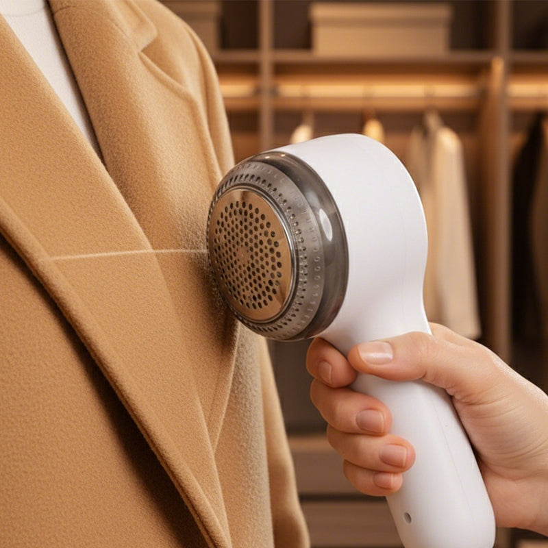 Portable electric lint remover