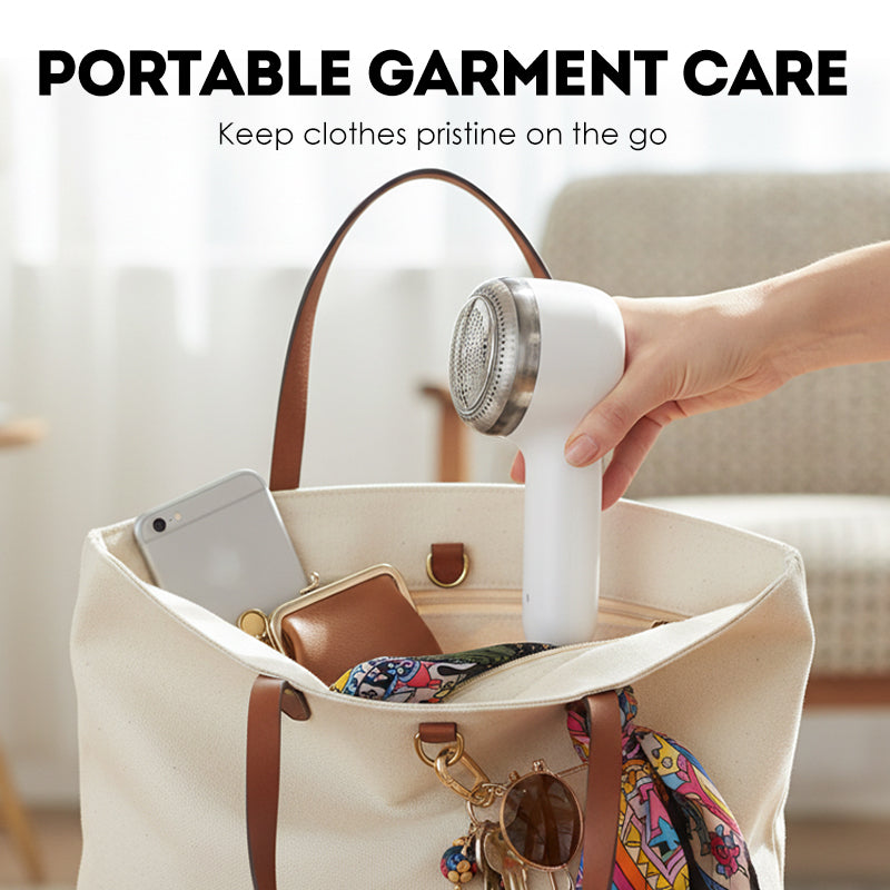 Portable electric lint remover