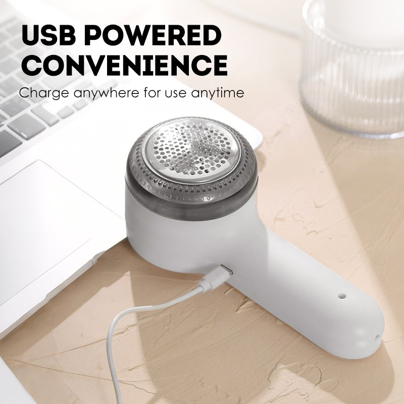 Portable electric lint remover