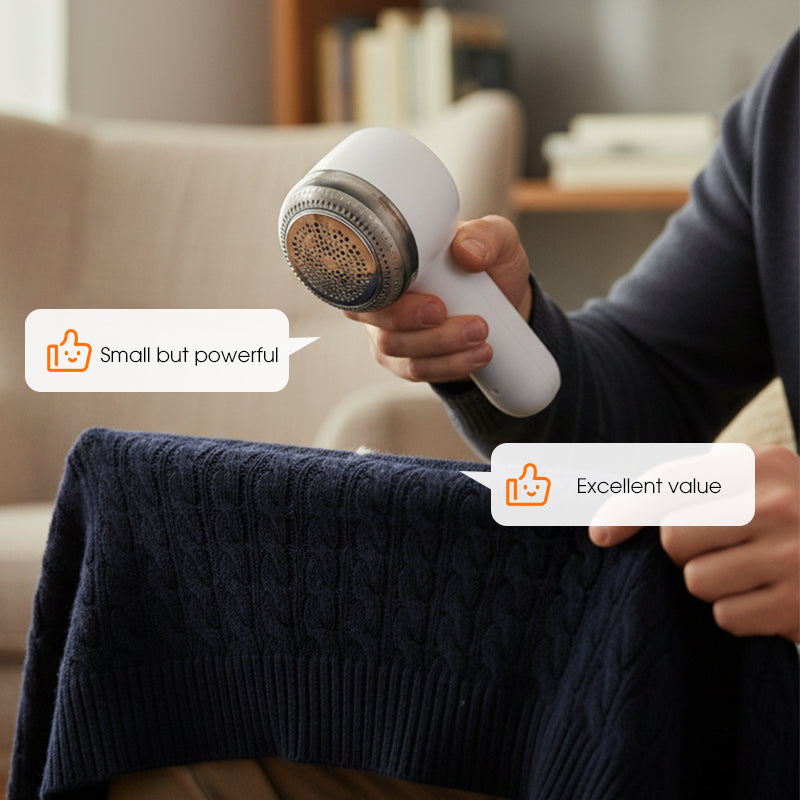 Portable electric lint remover