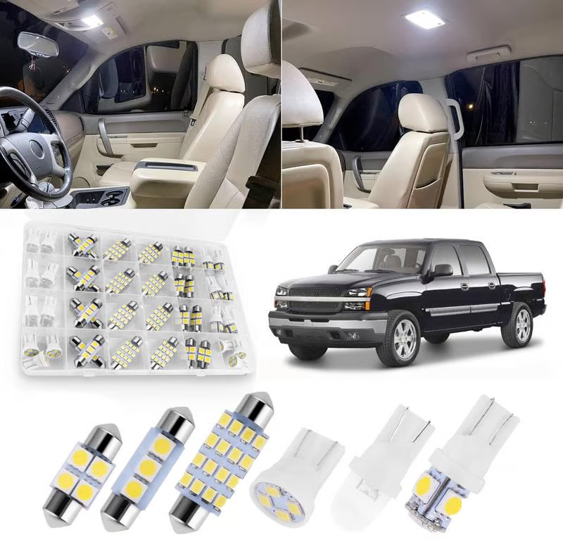 Solde de printemps : 50 % de réduction sur l'ensemble d'éclairage intérieur LED 42 pièces ultra-lumineuses – Mise à niveau plug & play pour votre voiture
