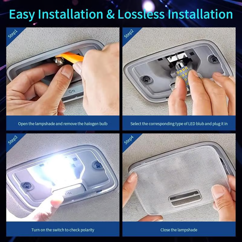 Solde de printemps : 50 % de réduction sur l'ensemble d'éclairage intérieur LED 42 pièces ultra-lumineuses – Mise à niveau plug & play pour votre voiture