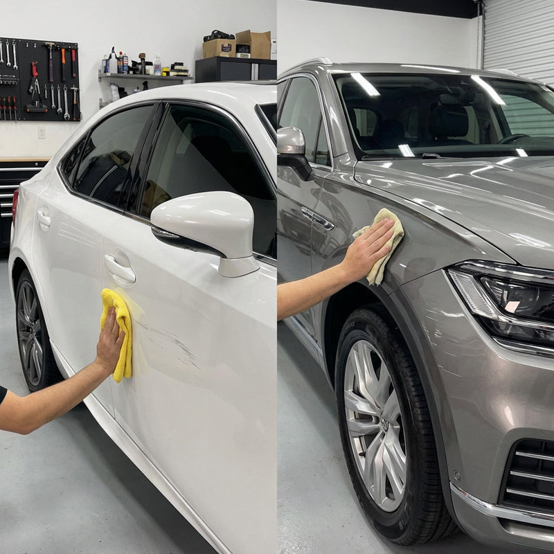 DE RÉDUCTION Cire Efface-Rayures Universelle pour Voiture Répare, Polit & Restaure en 3 étapes Simples (120 ml)