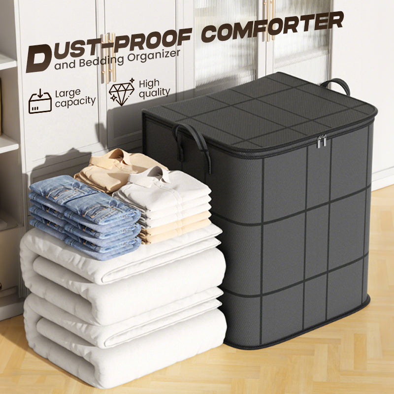 Organisateur anti-poussière pour couettes et linge de lit