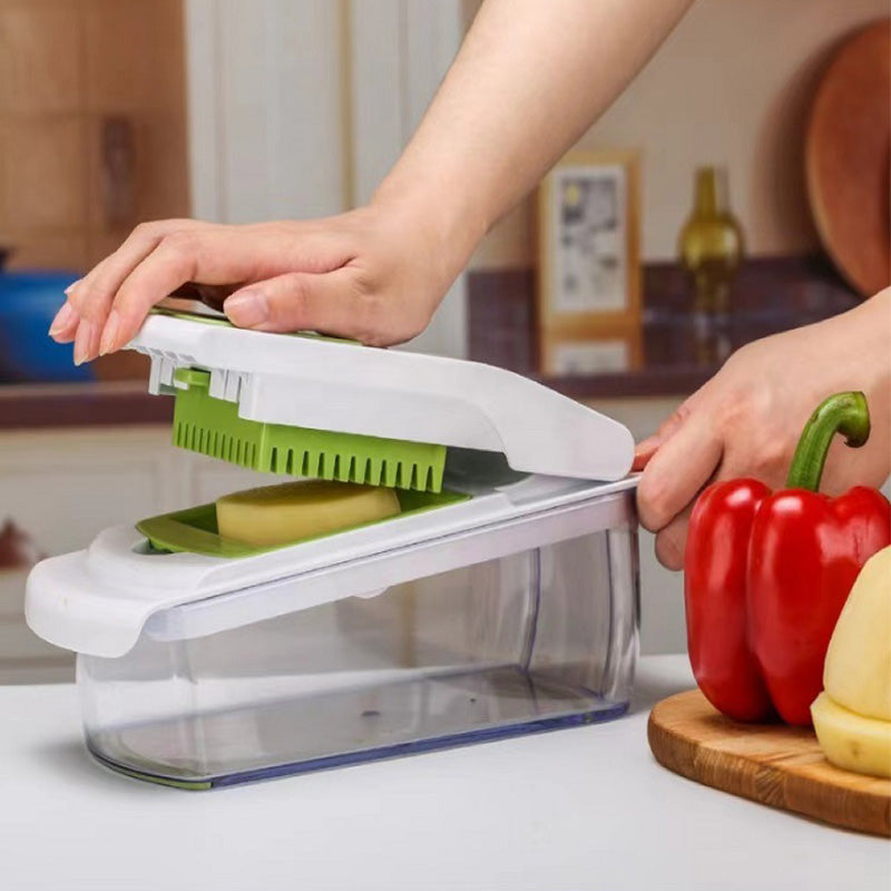 Ensemble multifonctionnel de coupe-légumes à coupe rapide
