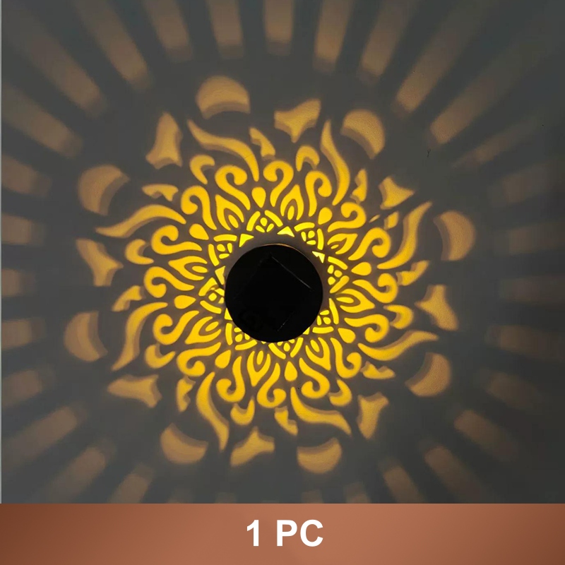 RÉDUCTION Projecteur de mandalas à énergie solaire