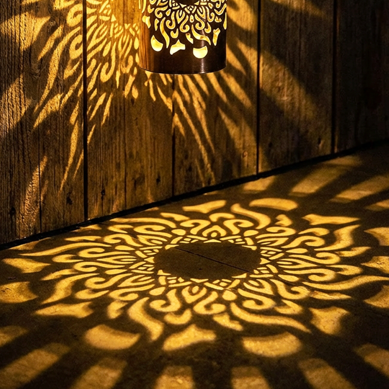 RÉDUCTION Projecteur de mandalas à énergie solaire