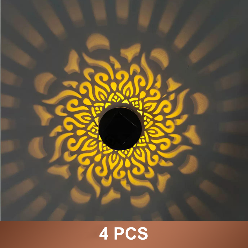 RÉDUCTION Projecteur de mandalas à énergie solaire
